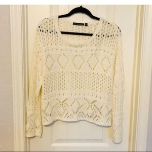 Crochet sweater top